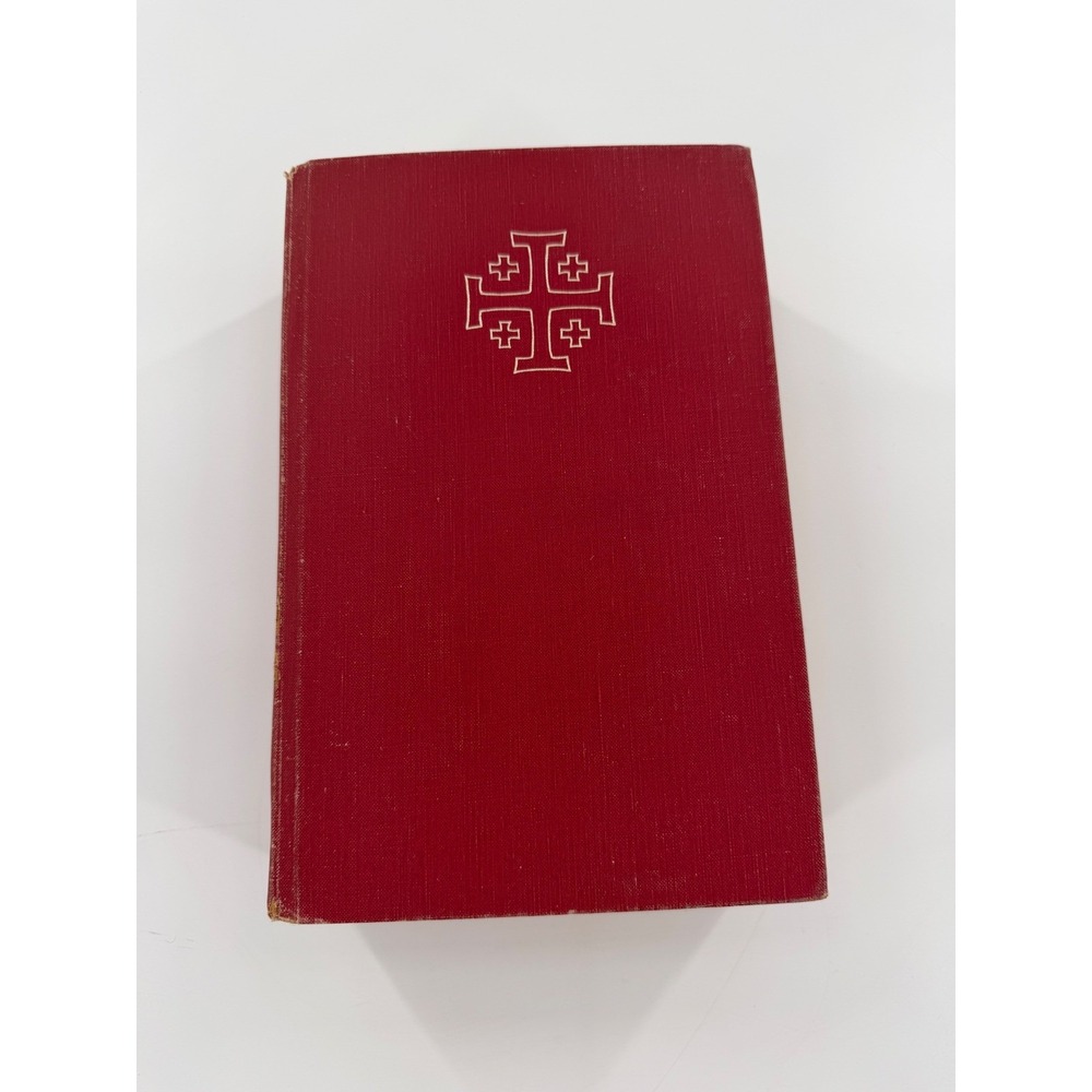 The Jerusalem Bible Reader's Edition Hardcover Red Doubleday Catholic Bible 1968